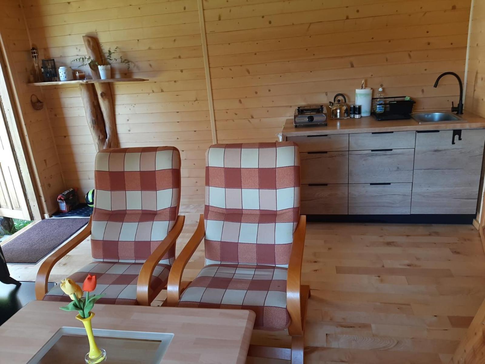 Survivalowa Chata W Lesie Bukowsko Экстерьер фото